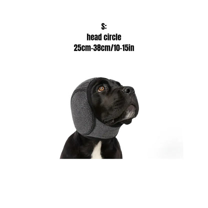 Dog Ear Protector Earmuffs Bandana for Noise Reduction and Hearing Protection Breathable Soft Material 