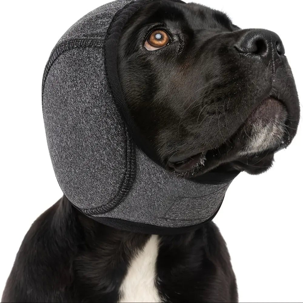 Dog Ear Protector Earmuffs Bandana for Noise Reduction and Hearing Protection Breathable Soft Material 