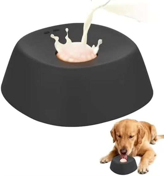 Dog Slow Feeder Bowls Anti-Slip Ball-Shaped Dog Licking Bowl for Healthy Eating Non-Slip and Anti-Chokin